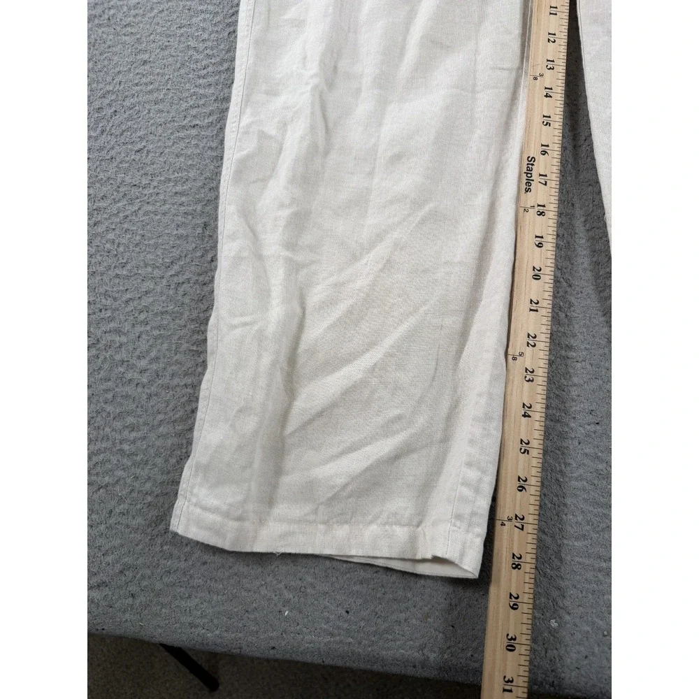 Tommy Bahama Relax Linen Pants Mens Large White Beach Coast Resort Trouser